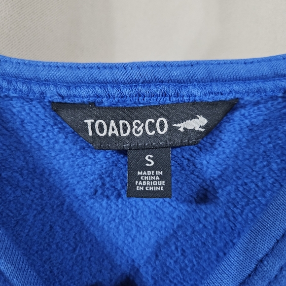 Toad&co blue casual office dress with pockets size small nwt‎ Hemp daybreaker - Picture 5 of 7